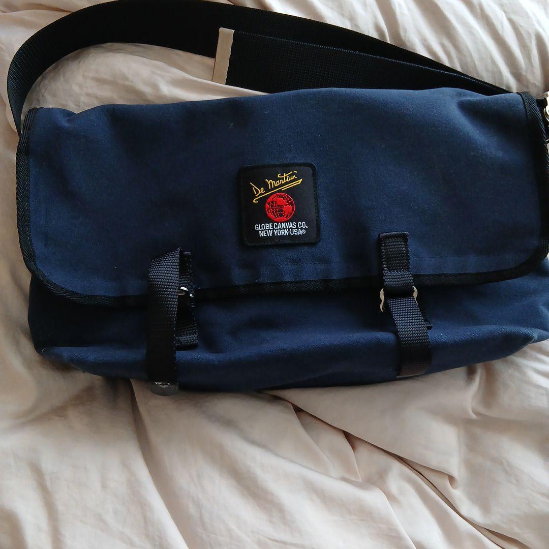 De Martin ネイビー メッセンジャーバッグ　ディマティーニ