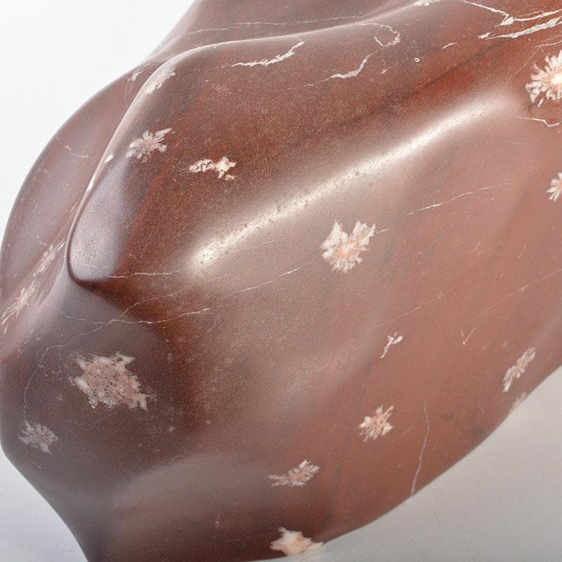 鑑賞石　天然石　赤玉石　置物　重さ約4.77㎏　N　6185