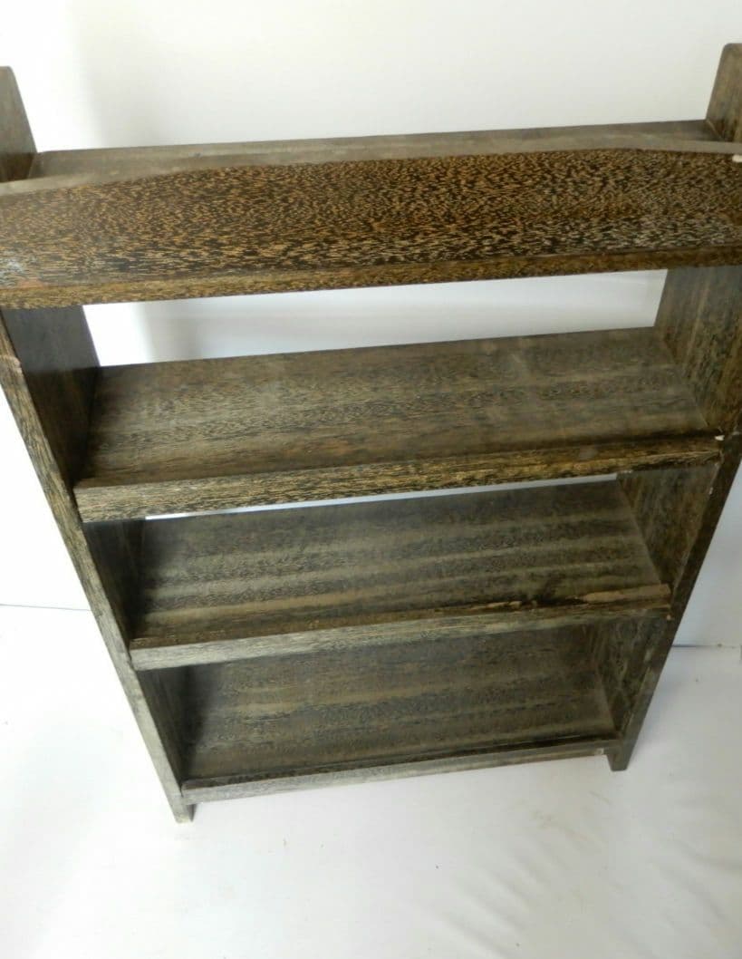 【昭和レトロ アンティーク】本棚 ブックシェルフ 四段