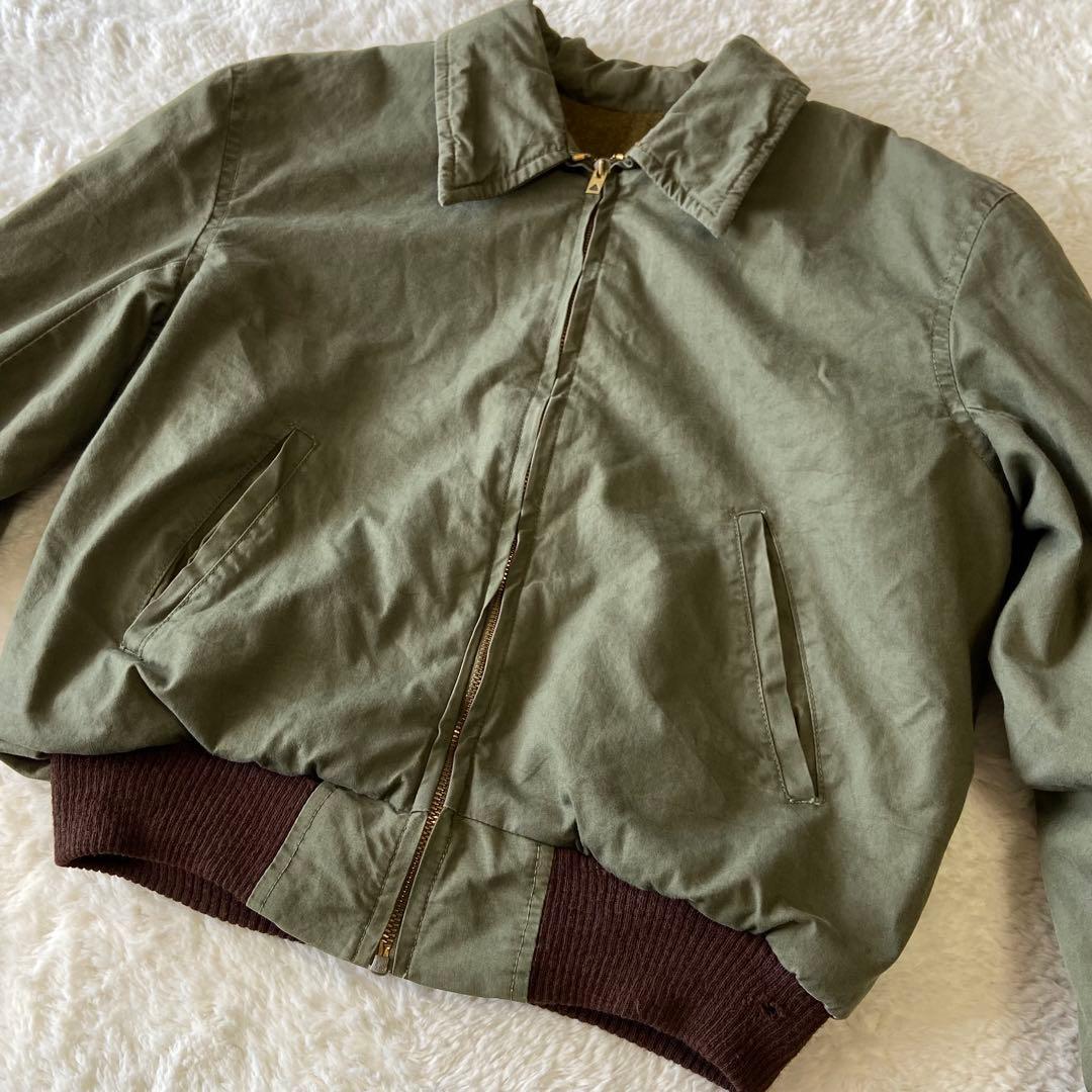 60-70s 米軍実物 CVC タンカースジャケットECLAIR zip