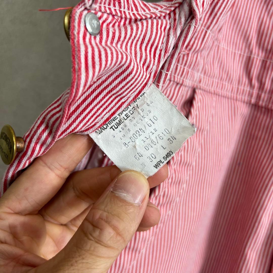 60s USA製 ワシントンディーシー オーバーオール 総柄 vintage