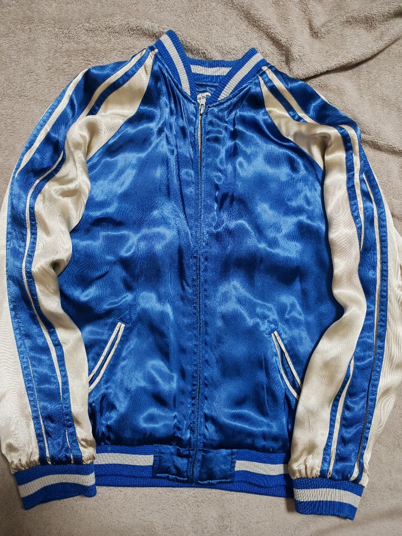 SATORI ２面用 狼 日本限定 スカジャン vintage レーヨン