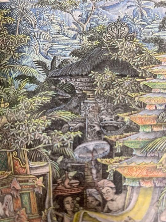 バリ　絵画　ウブド　オダラン