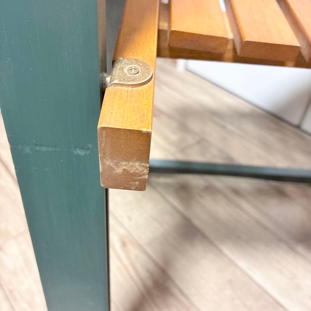 【古道具】 折りたたみチェア フォールディングチェア 2脚セット