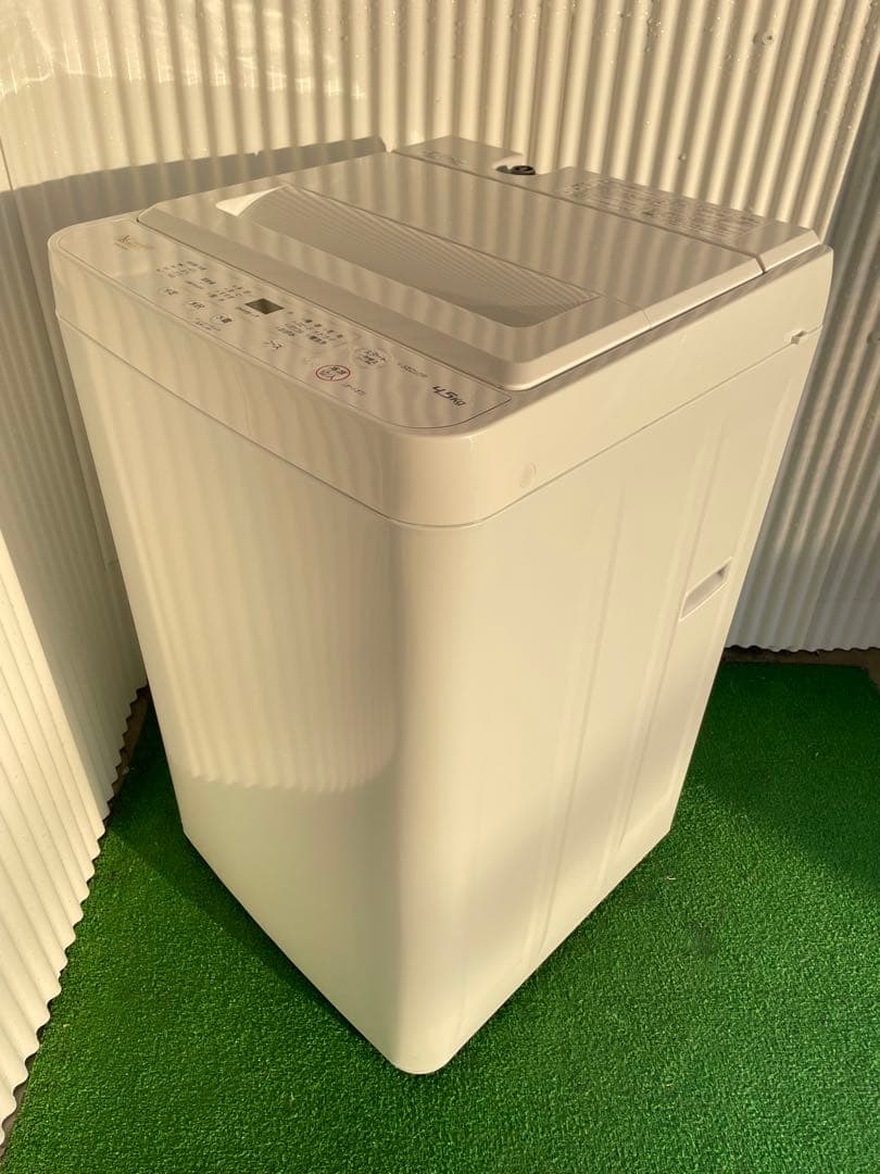 910 ヤマダセレクト おしゃれホワイト 4.5kg洗濯機 一人暮らし 単身