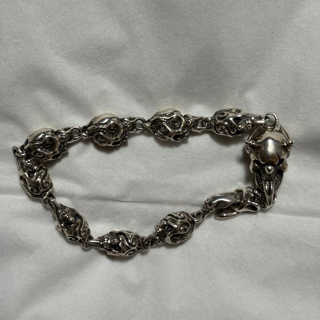 F.A.L ルーズスウィルブレスレット スカルチェーン