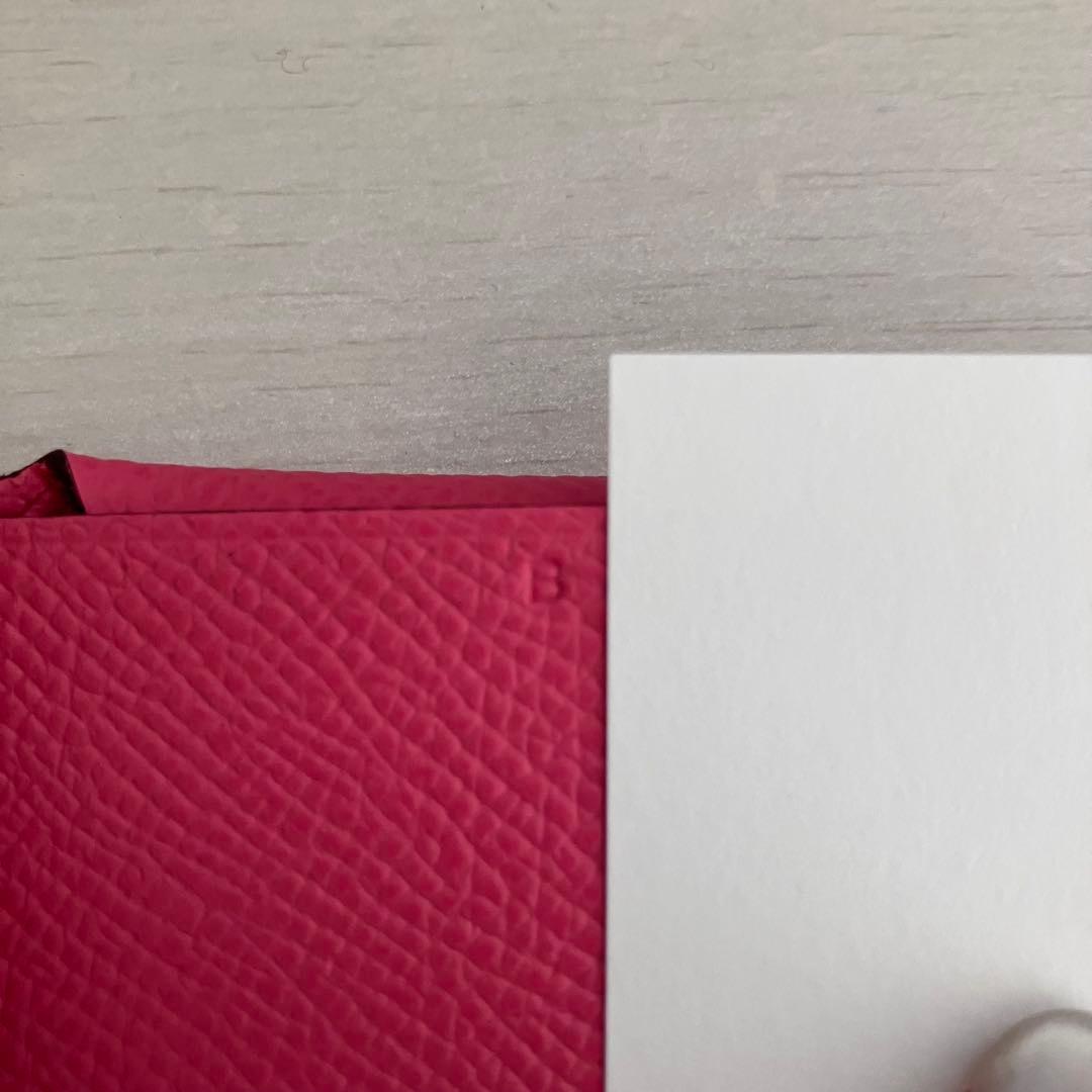 【ぺこちゃん】【新品未使用】HERMES カルヴィデュオ 　ローズアザレ
