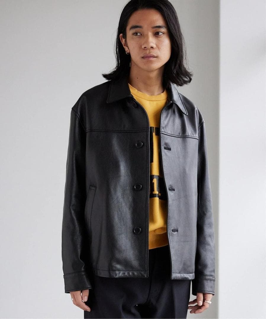 ジャーナルスタンダード ゴート レザー山羊革カーブルゾンM