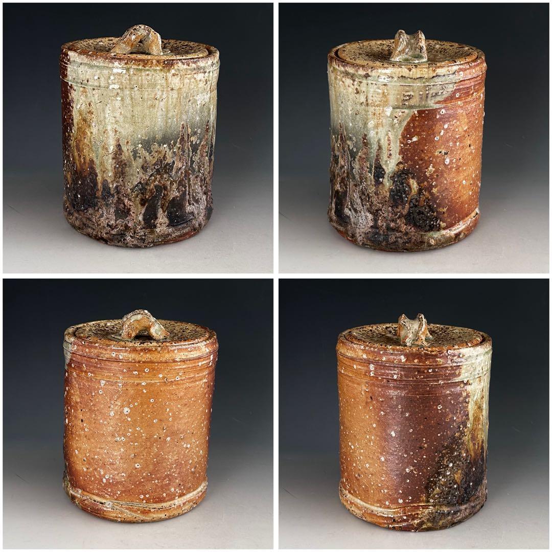 茶道具　古伊賀写　水指　上田直方　共箱　伊賀　陶芸　稽古　茶会　侘び