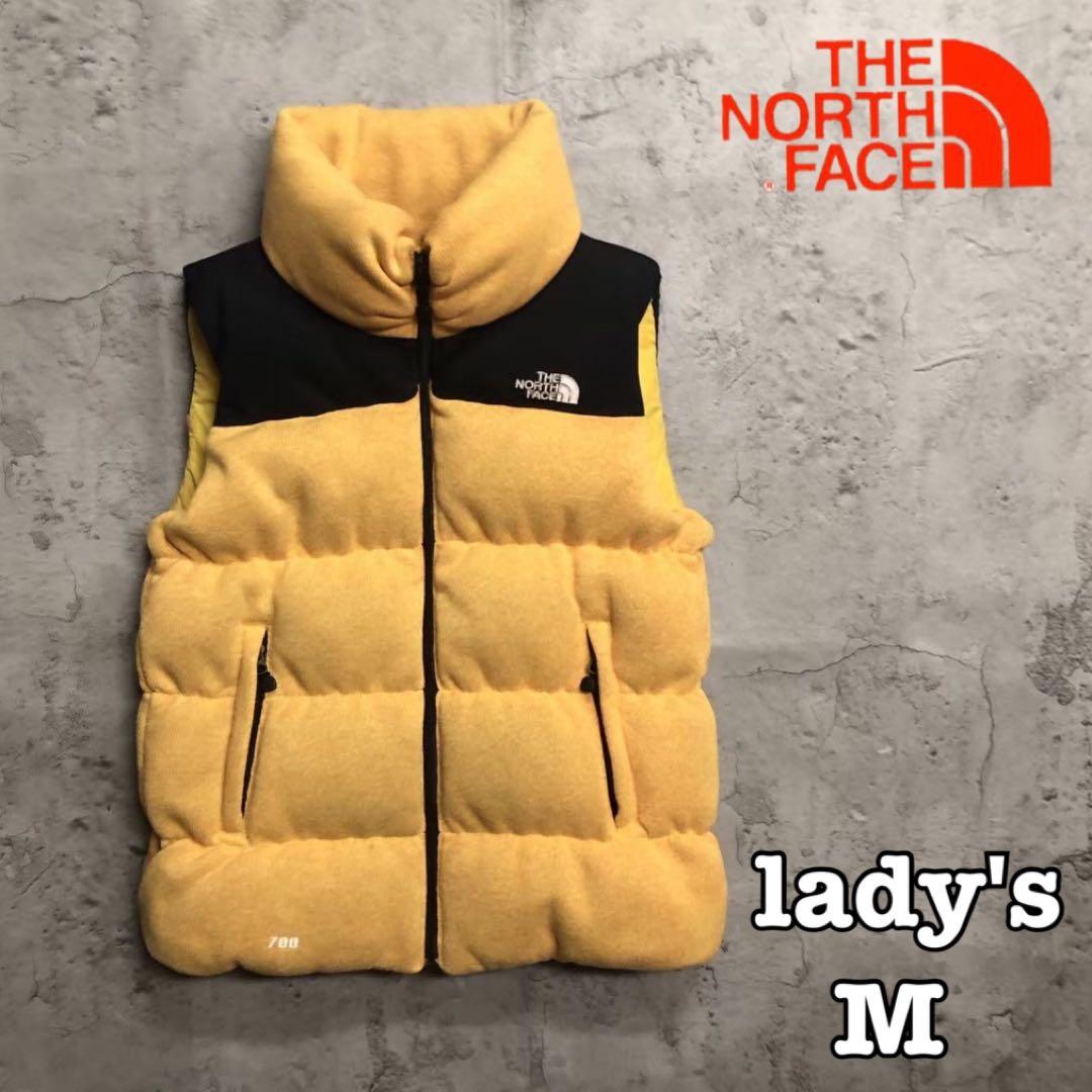 ノースフェイス/ベスト/ダウンベスト/イエロー•ブラック/L/700FP