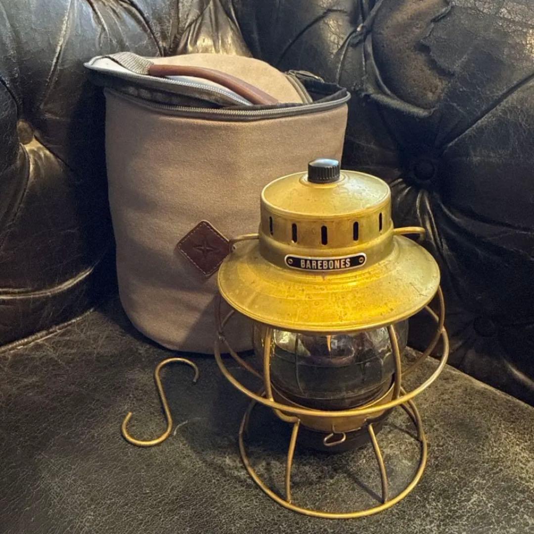 BAREBONES レイルロードランタン ブラス 真鍮 日本限定 専用ケース付き