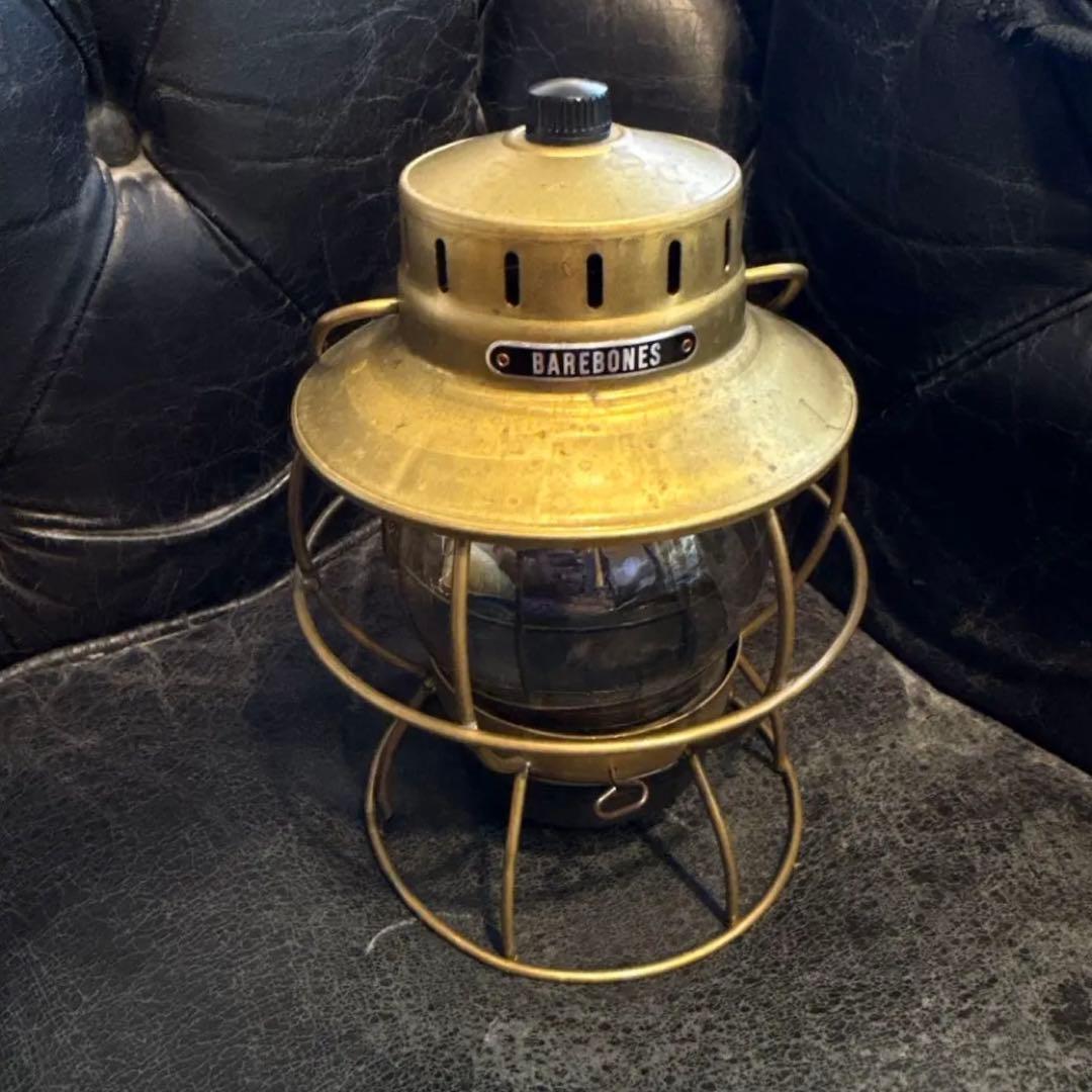 BAREBONES レイルロードランタン ブラス 真鍮 日本限定 専用ケース付き