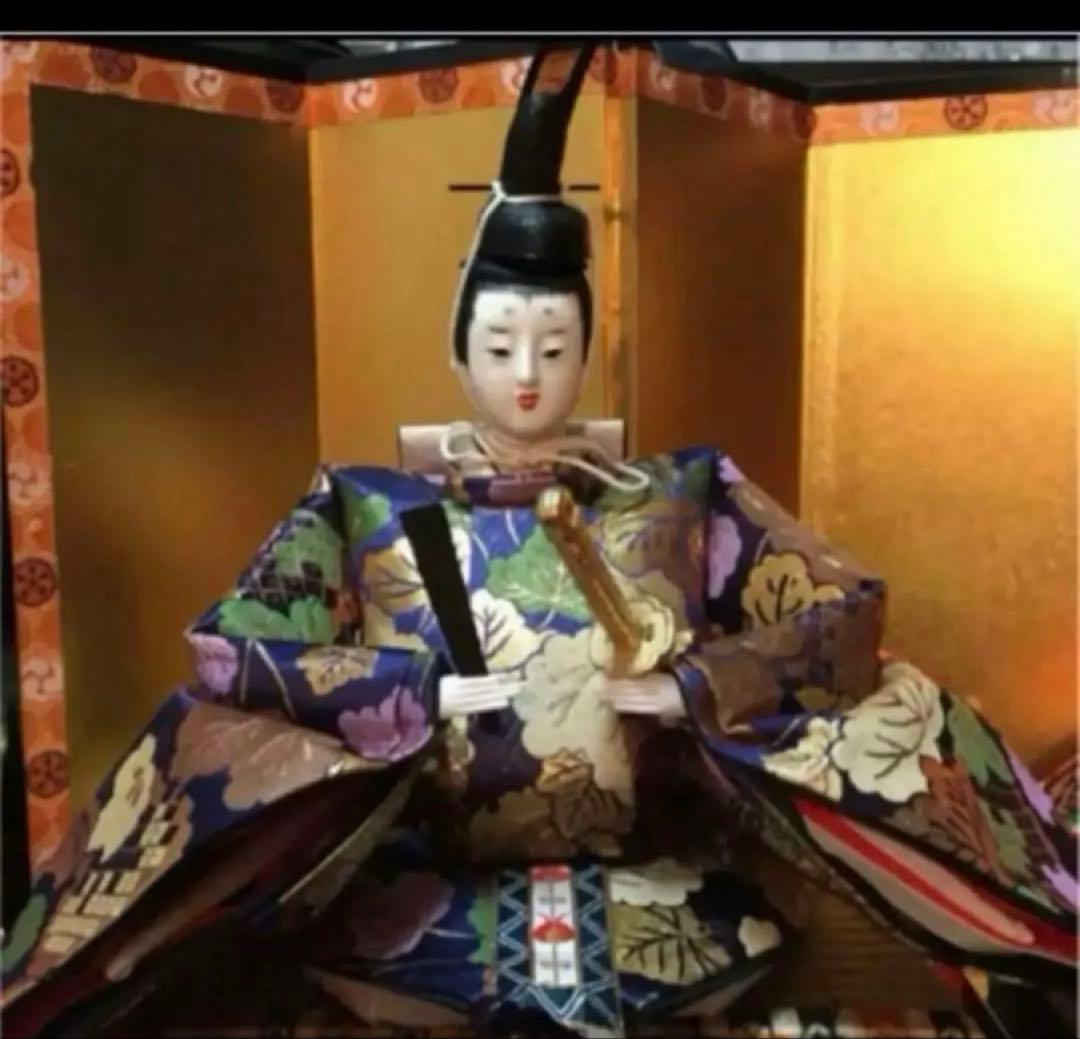 【ひな人形十五人揃い】「本畳親王台付」大ぶりですので施設にも最適ーこ