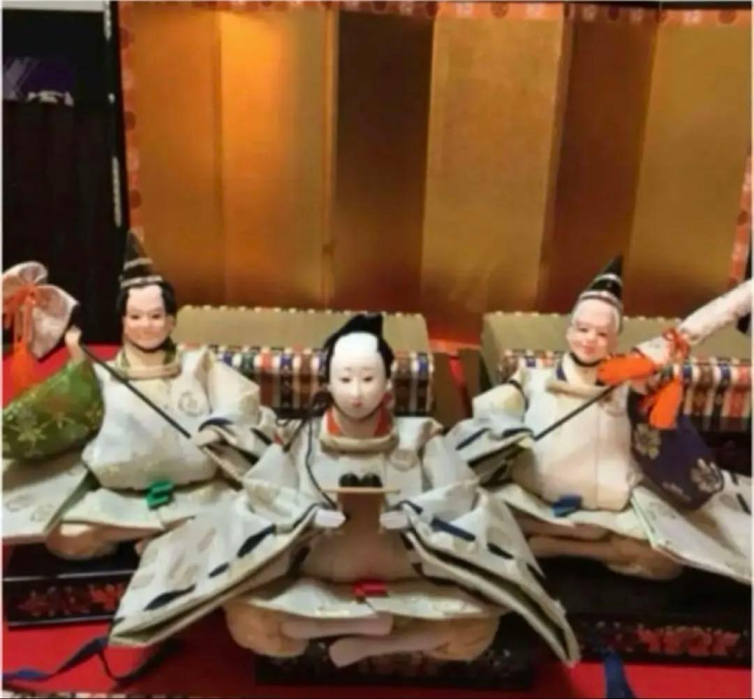 【ひな人形十五人揃い】「本畳親王台付」大ぶりですので施設にも最適ーこ