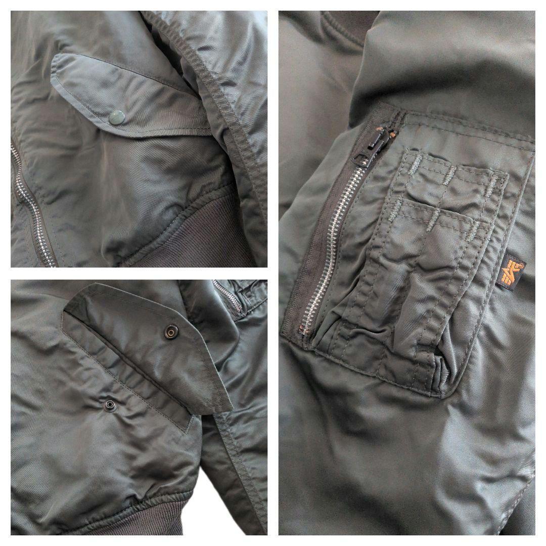 ALPHA 90s USA製 ヴィンテージ 黒タグ MA-1 フライトジャケット