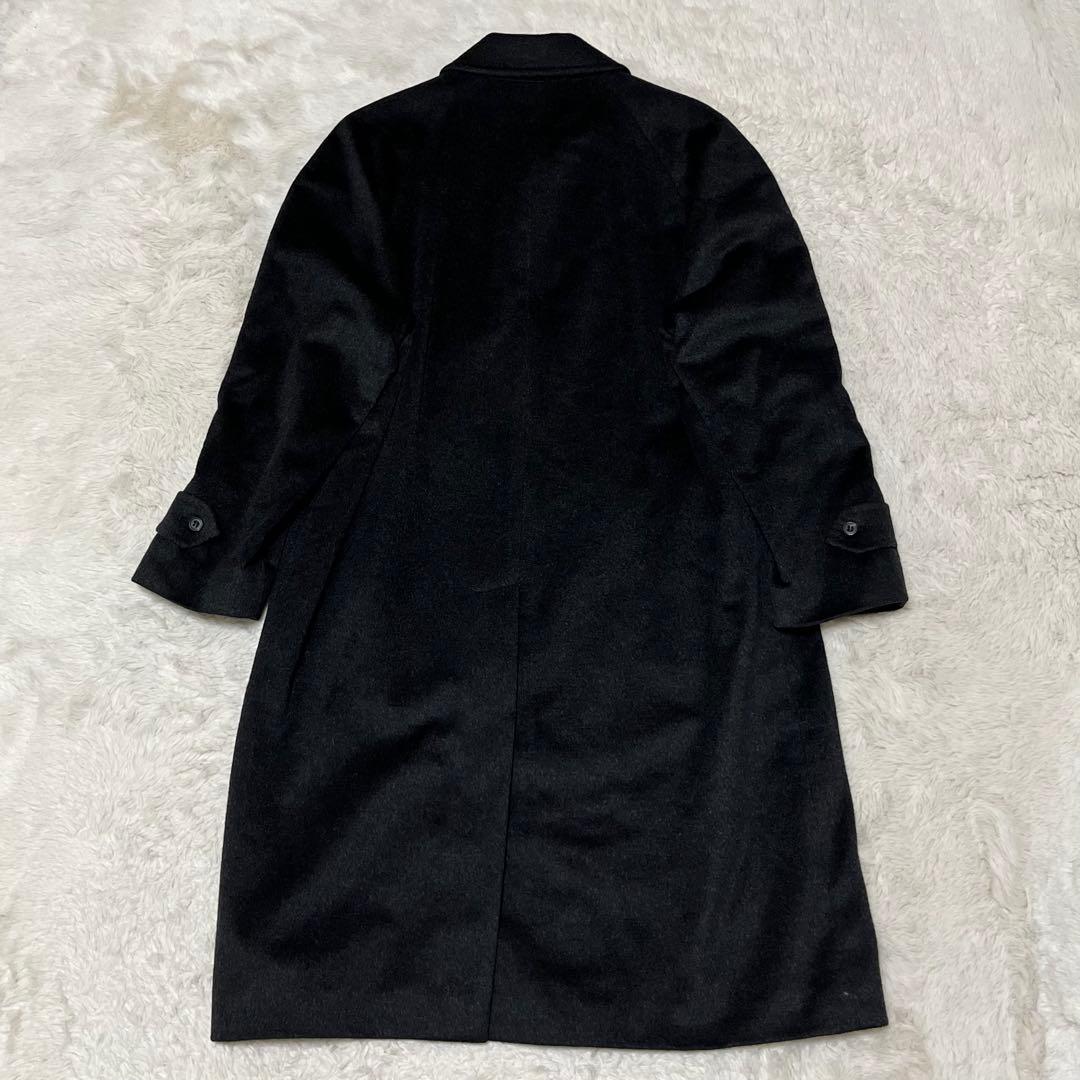 美品　メンズ L&B カシミヤ100% ロングコート　ステンカラーコート　M L