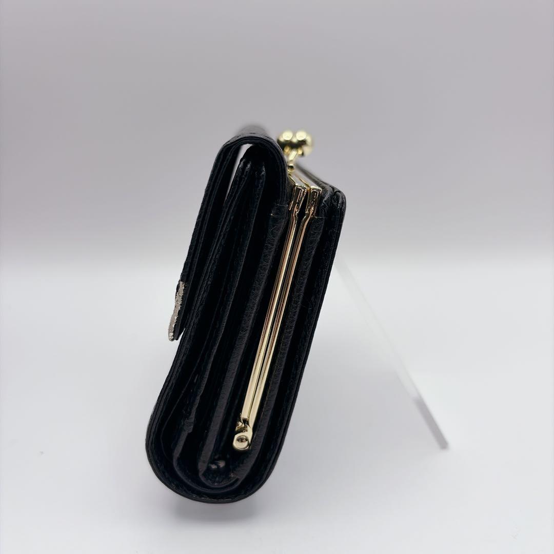 ANNA SUI アナスイ 財布 三つ折り ラムール レザー 蝶 バタフライ