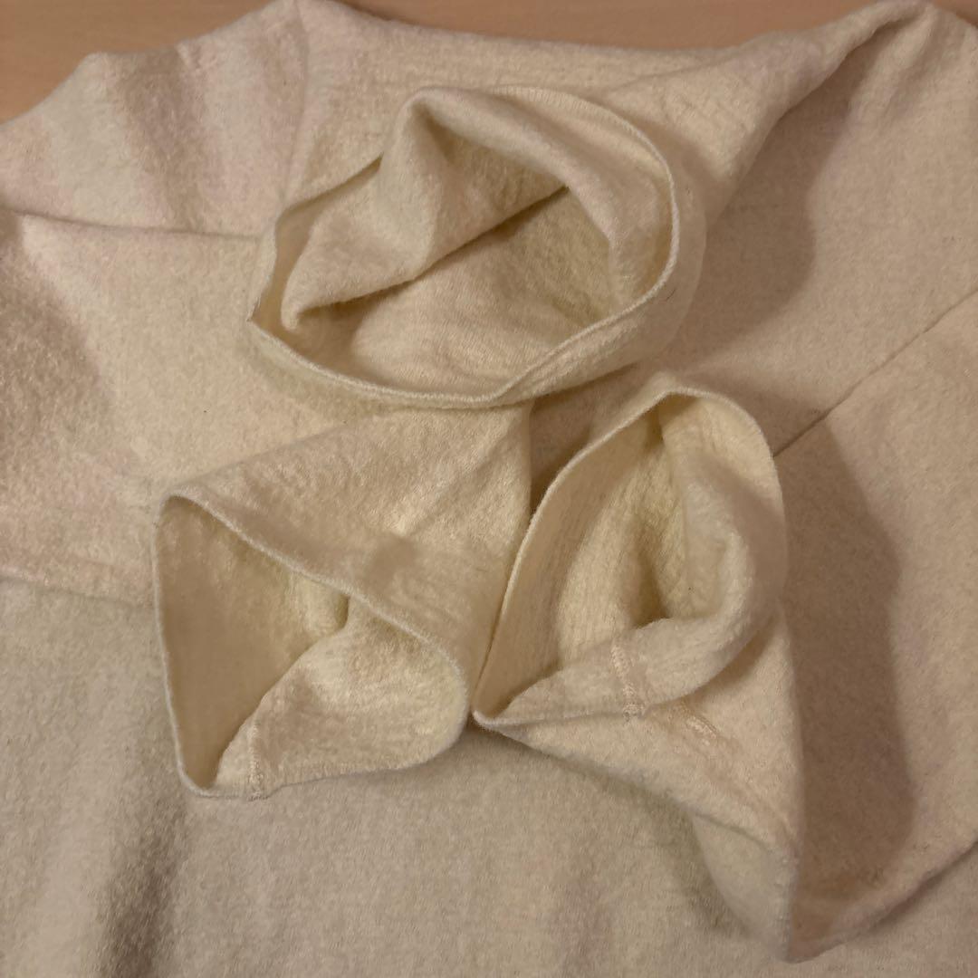 45RPM フロート縮絨の馬セーター タートルネック プルオーバー