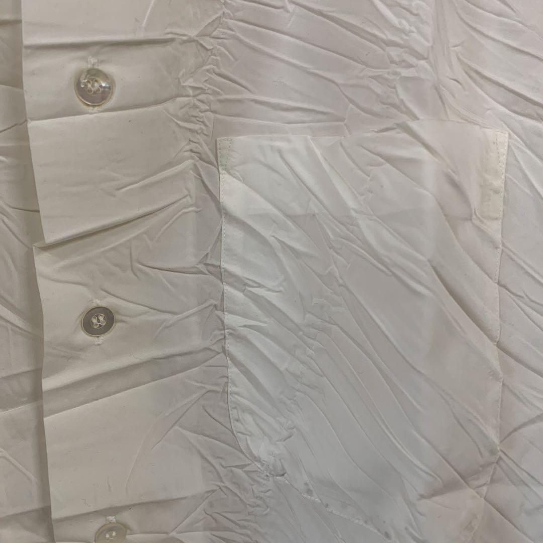 90's　ISSEY MIYAKE　プリーツシャツ　スクエアカット　L