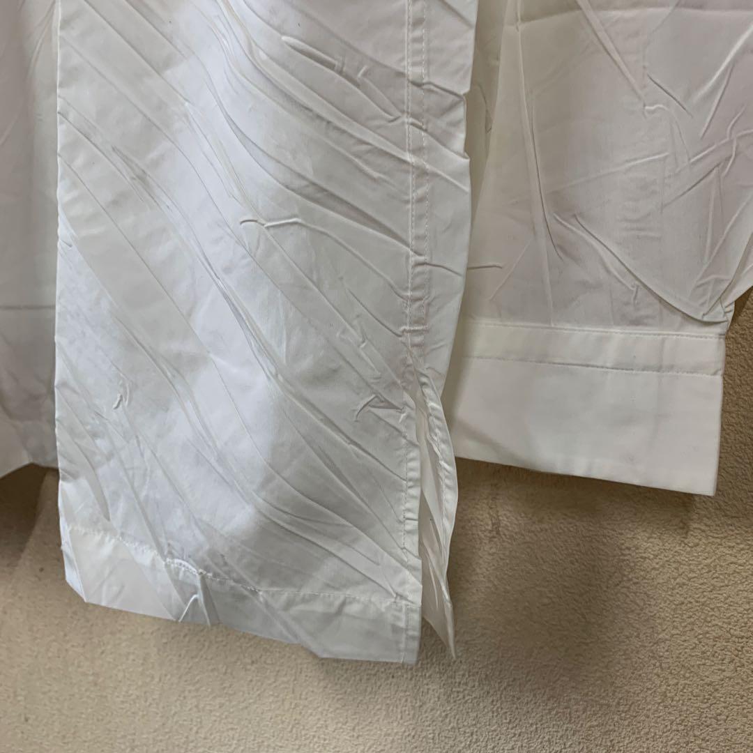 90's　ISSEY MIYAKE　プリーツシャツ　スクエアカット　L