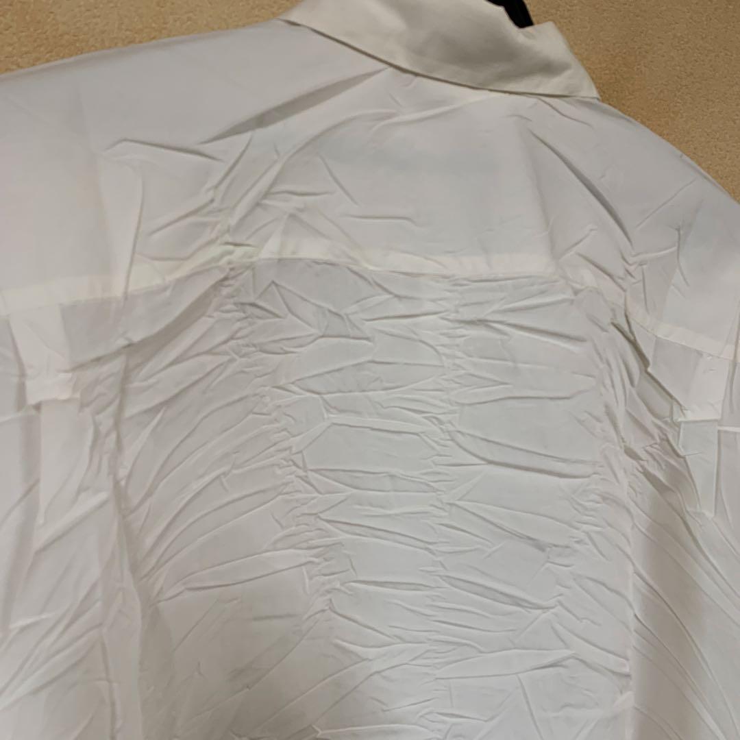 90's　ISSEY MIYAKE　プリーツシャツ　スクエアカット　L