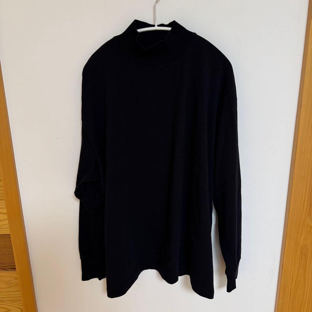 COMOLI 24AW コットンジャージモックネックプルオーバー 1