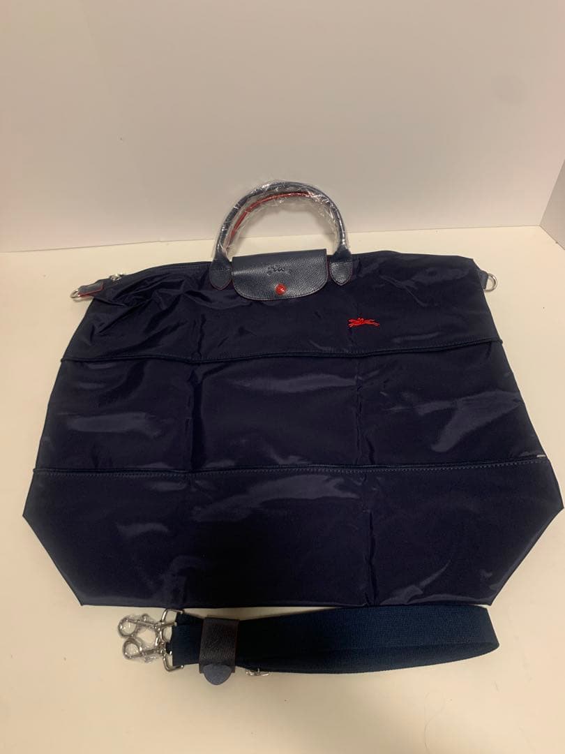 ロンシャン ル プリアージュ クラブ トラベルバッグ　ネイビー