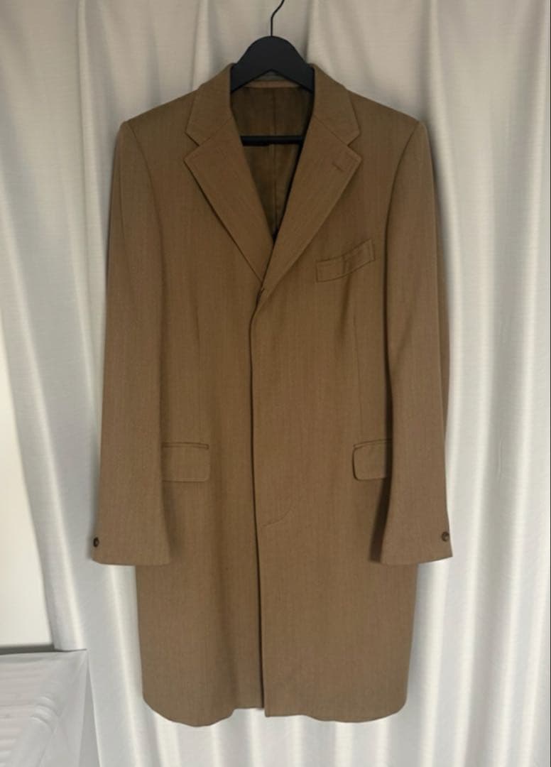 ジャケット・アウター dunhill wool 100% single chester coat