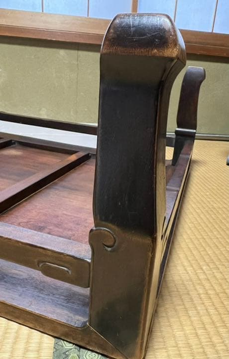 中古レトロ卓、和テーブル、73×104×33