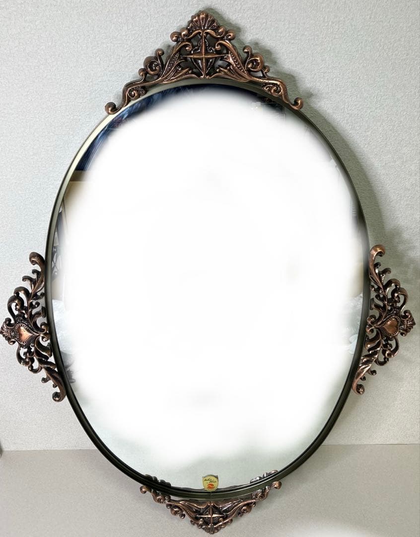 高級 ミエミラー イタリアンミラー 壁掛け鏡 アンティーク調 Hallan