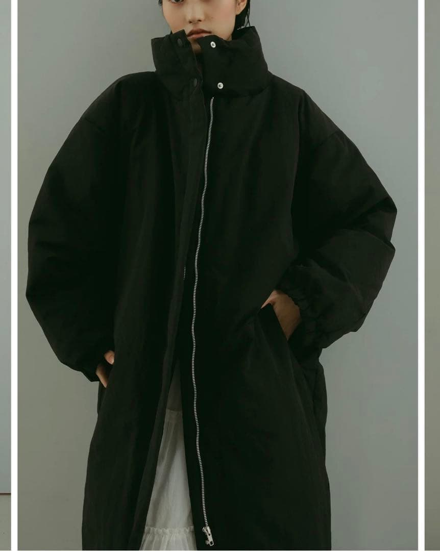 掲載2月末迄　CASA FLINE カーサフライン　ダウンロングコート ブラック