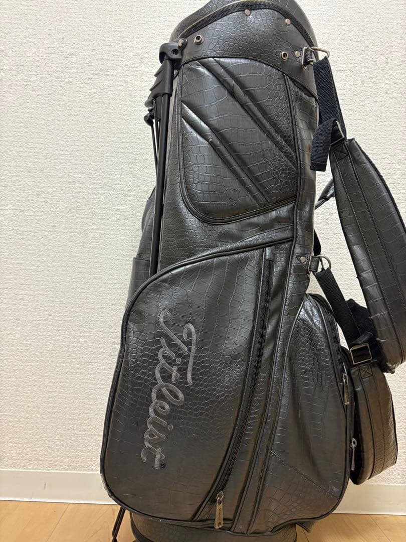 Titleist クロコダイル風 キャディーバック　スタンド型