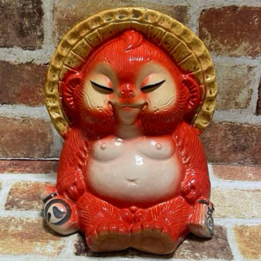 信楽焼 ビリケン狸 3点セット