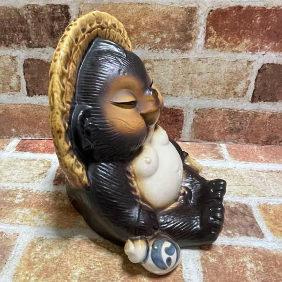 信楽焼 ビリケン狸 3点セット