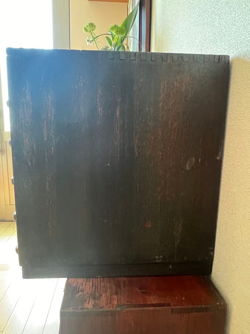 ダリヤ印 ミシン糸棚　アンティーク棚