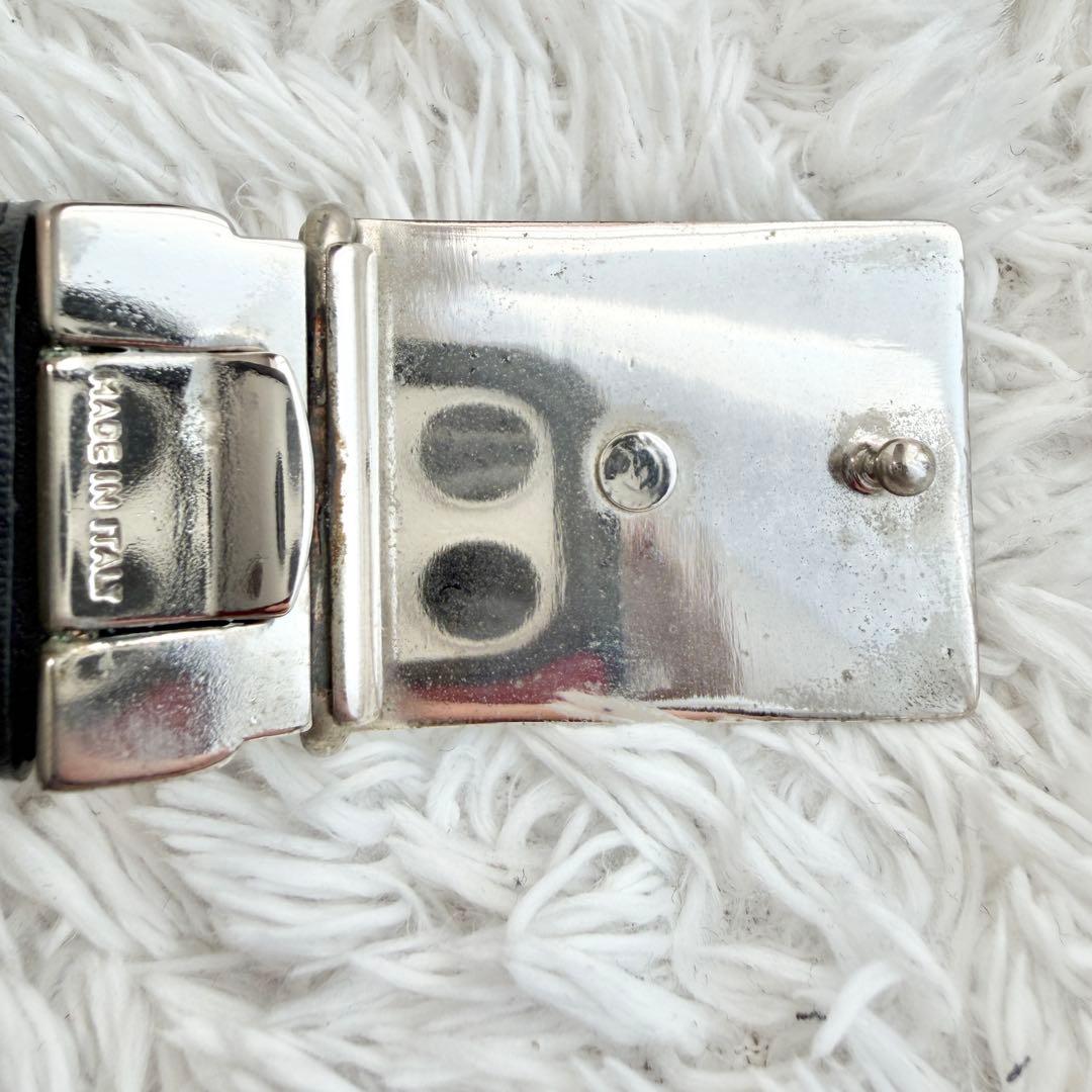 【未使用品】ヴェルサーチ プレート ベルト メデューサ ブラック