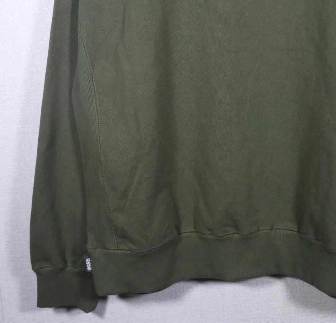 BLACK EYE PATCH 取扱注意 刺繍 パーカー  OLIVE XL
