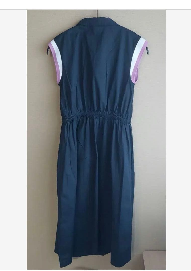 Emporio Armani 半袖ワンピース 紺色 未使用　タグ付き