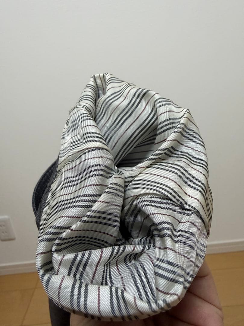 美品★バーバリーブラックレーベル ライナー ベルト付 トレンチコート 光沢 XL