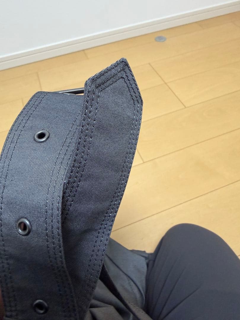 美品★バーバリーブラックレーベル ライナー ベルト付 トレンチコート 光沢 XL