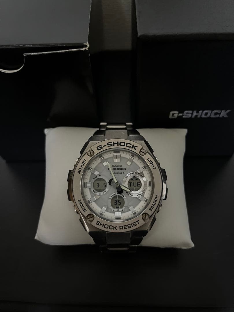 GST-W110D/CASIOカシオ/G-SHOCK/G-STEEL電波ソーラー
