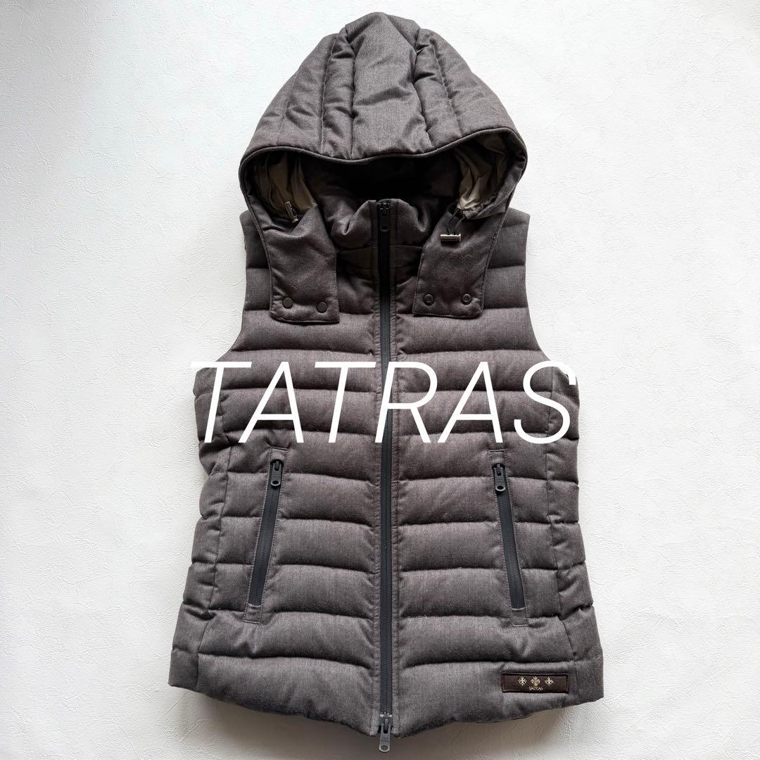 TATRAS タトラス 2way フード付き キルティングダウンベスト