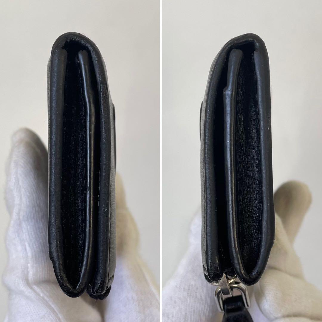 【極美品】プラダ ケース カードケース エンボスロゴ レザー 1MC085