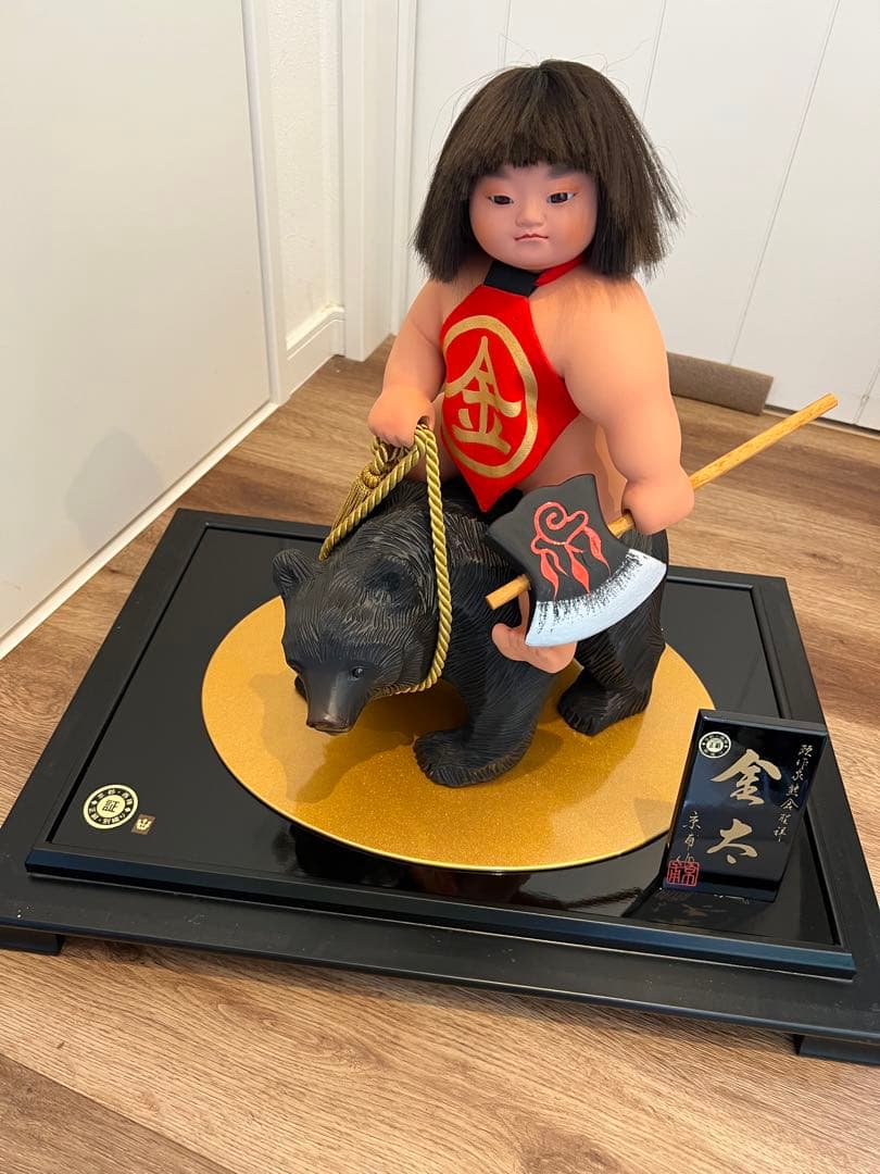 五月人形 金太郎 京金太 熊のり 12号 熊倉聖祥