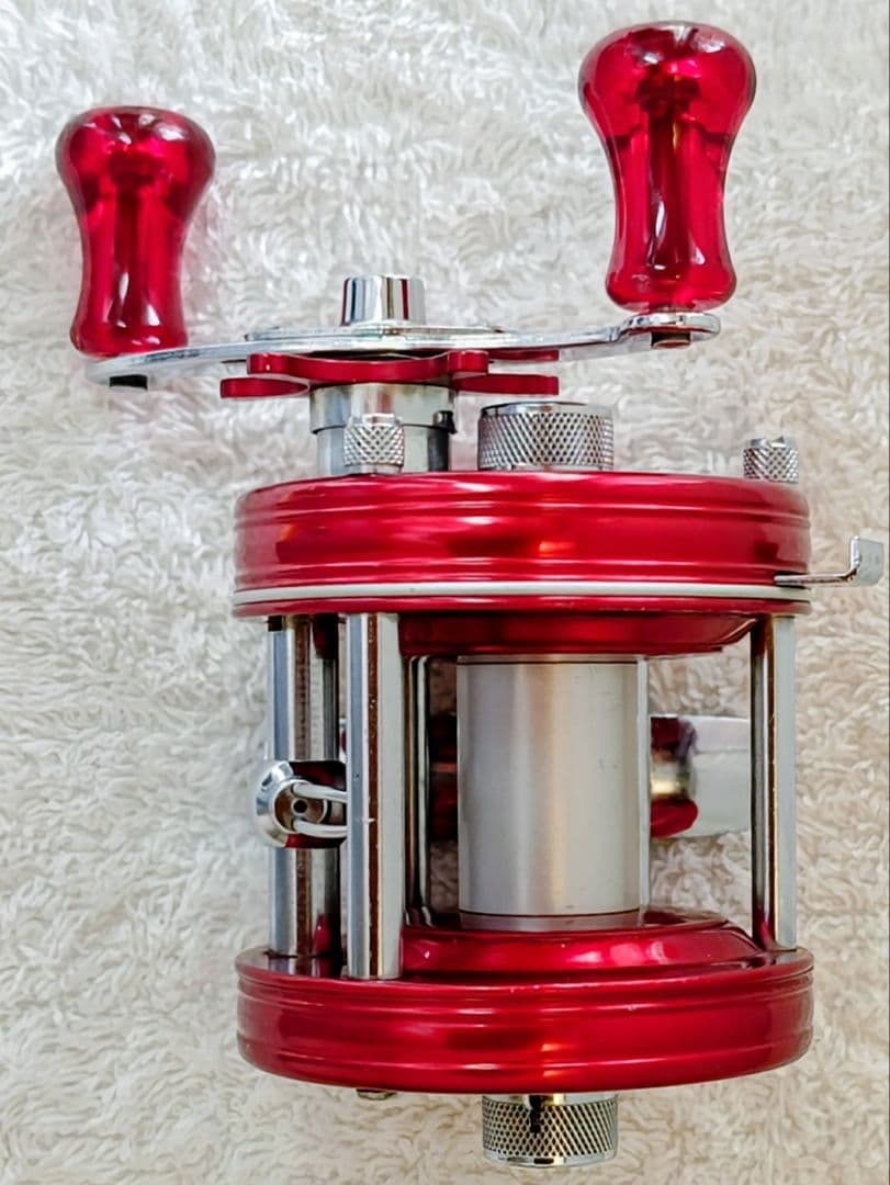 ABU Ambassadeur 5000 Red BigA パワハン 皮ケース付