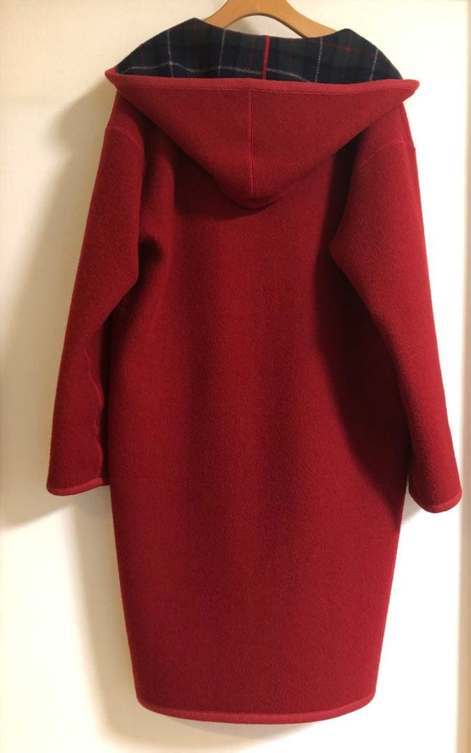 元町　lebeau チャーミングコート リバーシブル ダブルフェイス　赤 美品