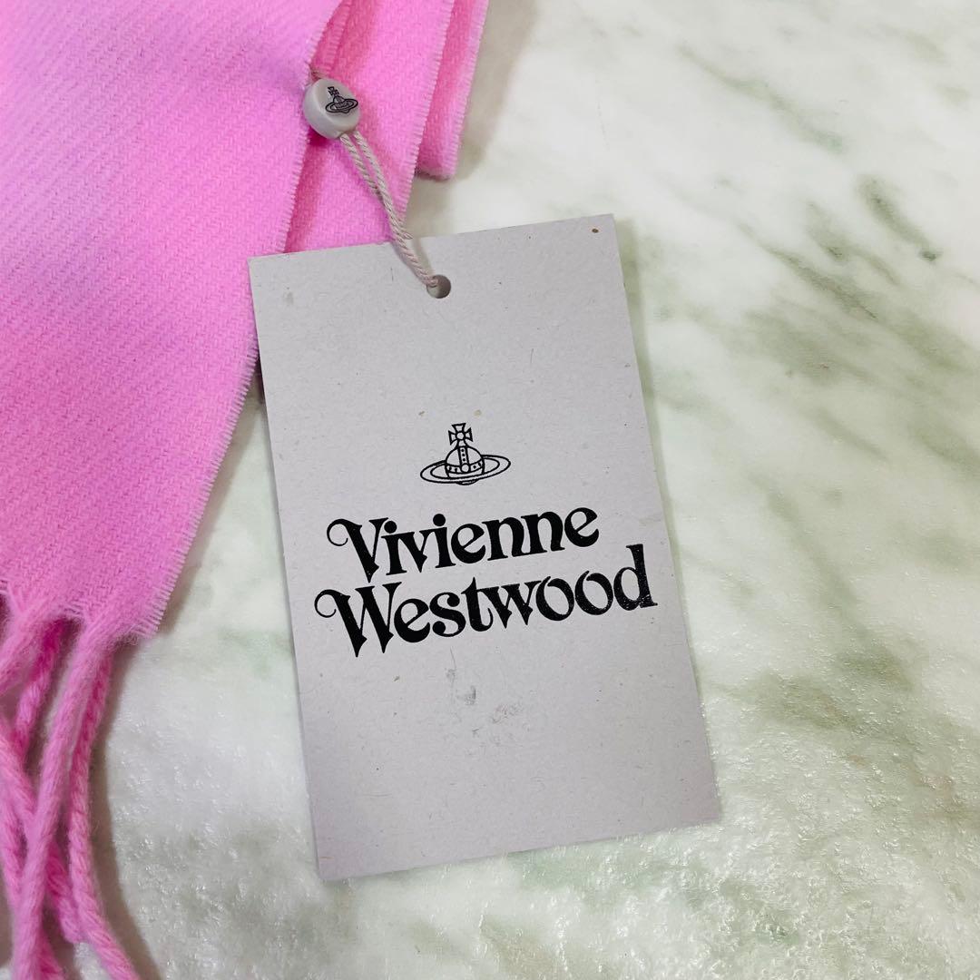 【新品】Vivienne Westwood マフラー　ピンク