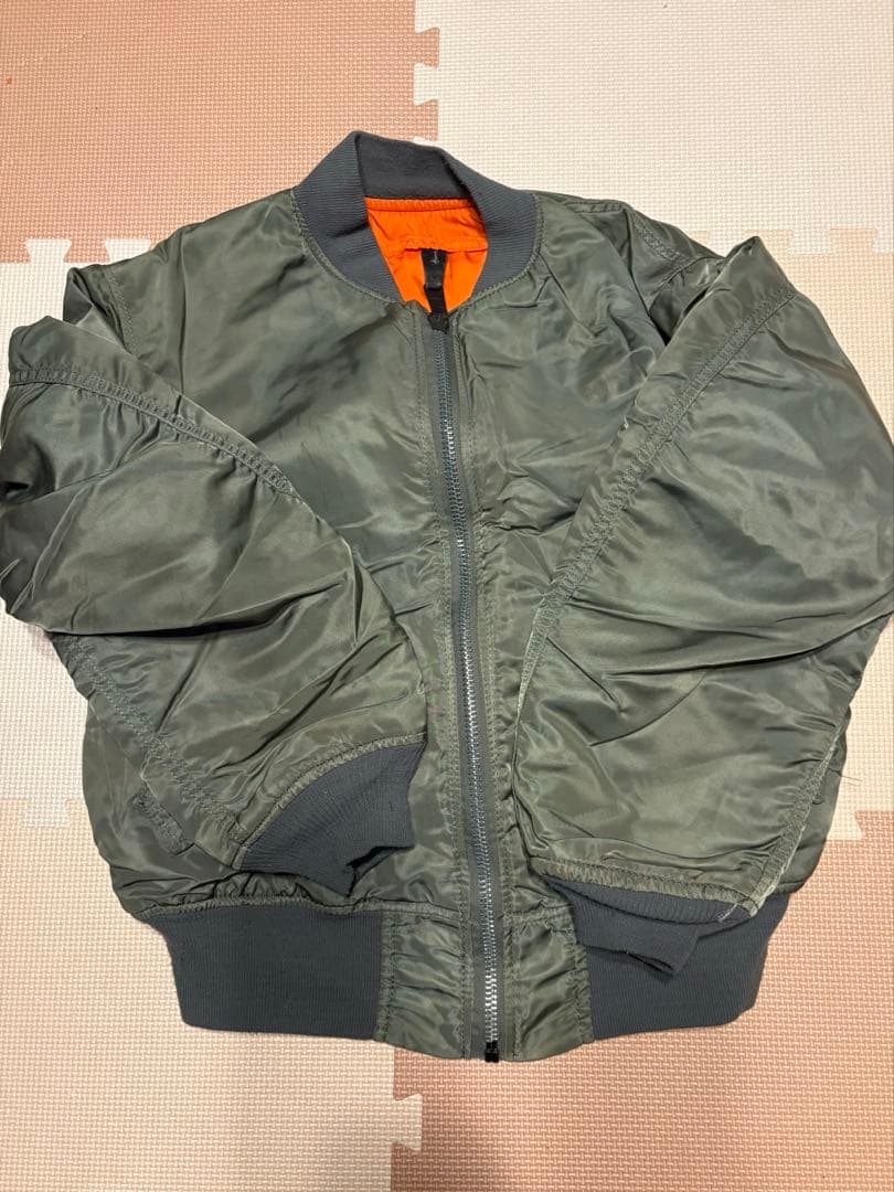 90s Alpha ma-1 MIL-J-82790J M カーキ USA