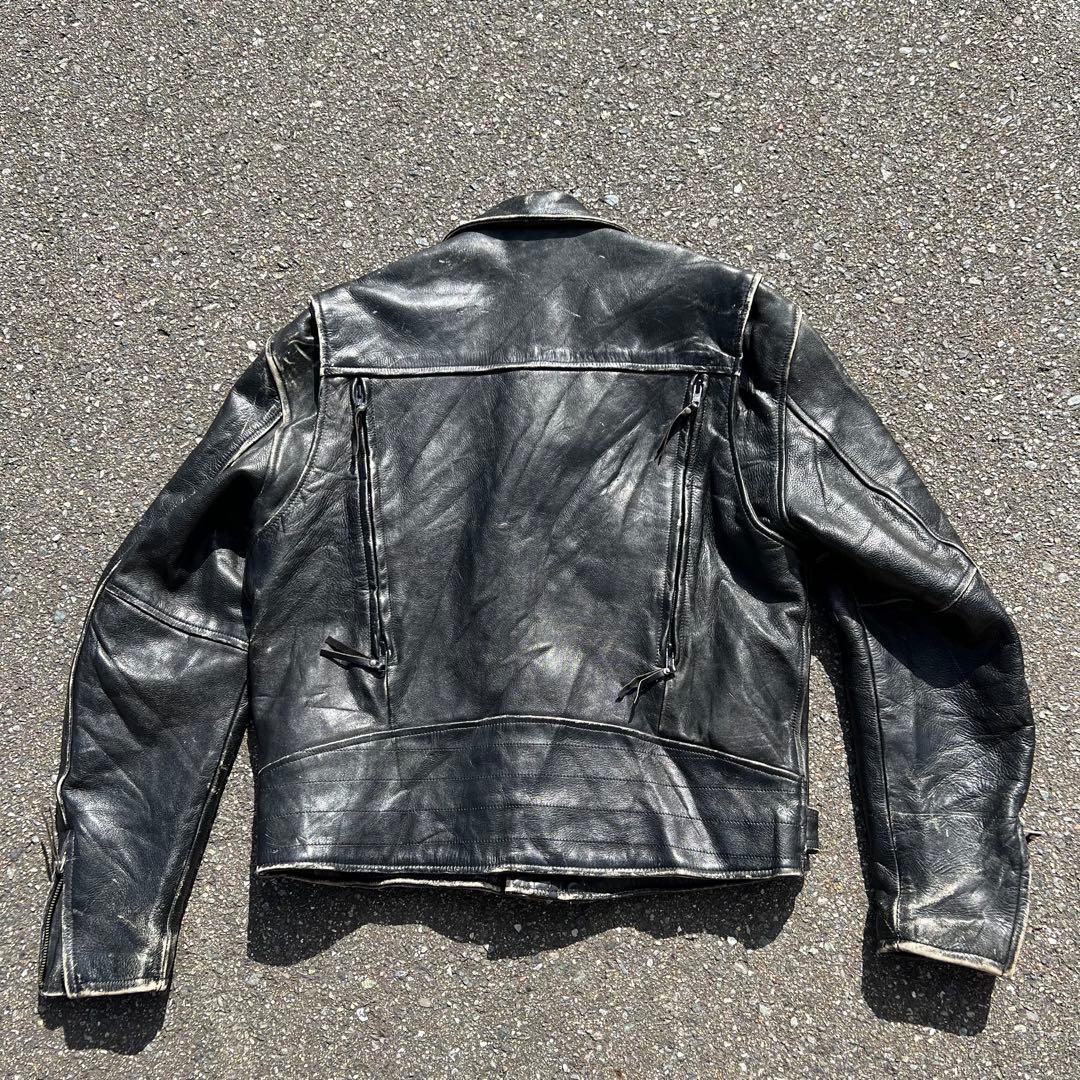 Harley Davidson レザージャケット　革ジャン　ライダース　グランジ