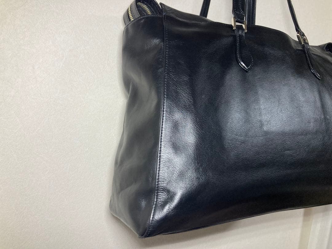 【極美品】Business Leather Factory トラベルバッグ 黒